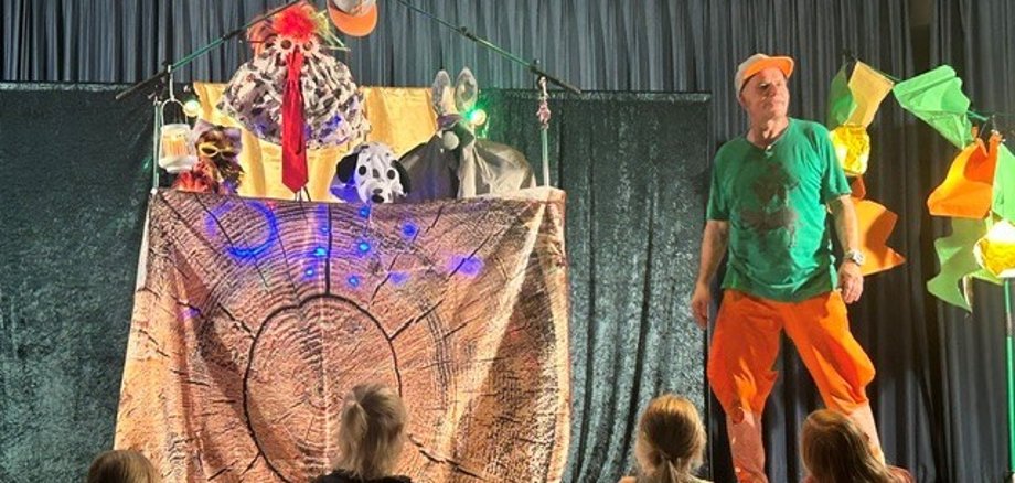 Die letzte Szene "Die Bremer Stadtmusikanten" Kindertheater 13.09.
