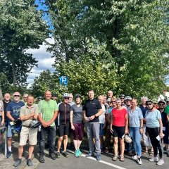 Gruppenbild 17. archäologische Radtour