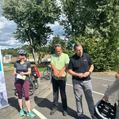 Rede des Bürgermeisters Anfang 17. Archäologische Radtour