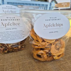 Apfelprodukte der Kita