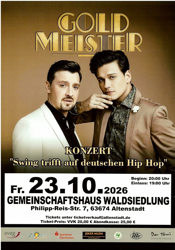 Plakat Goldmeister 23.10.26