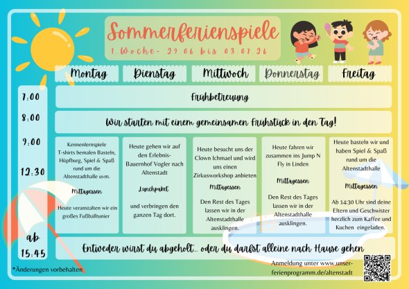 Sommerferienspiele - 1